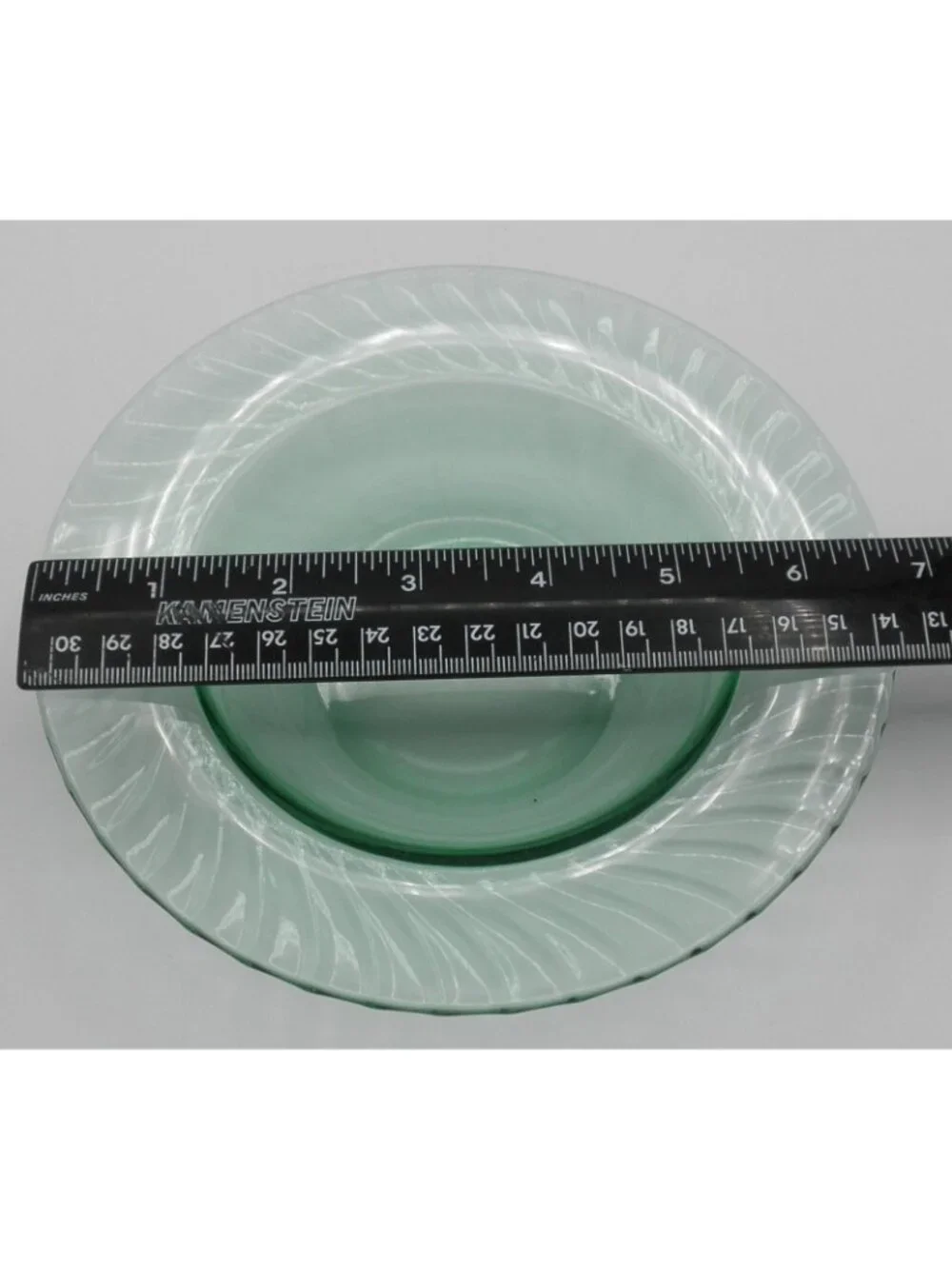 Pyrex Festiva Spring Green Swirl Rimmed Bowls Set of 4 Vintage